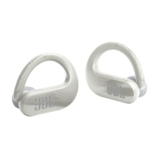 JBL Endurance Peak 3 - White - Dust and water proof True Wireless active earbuds - Detailshot 6